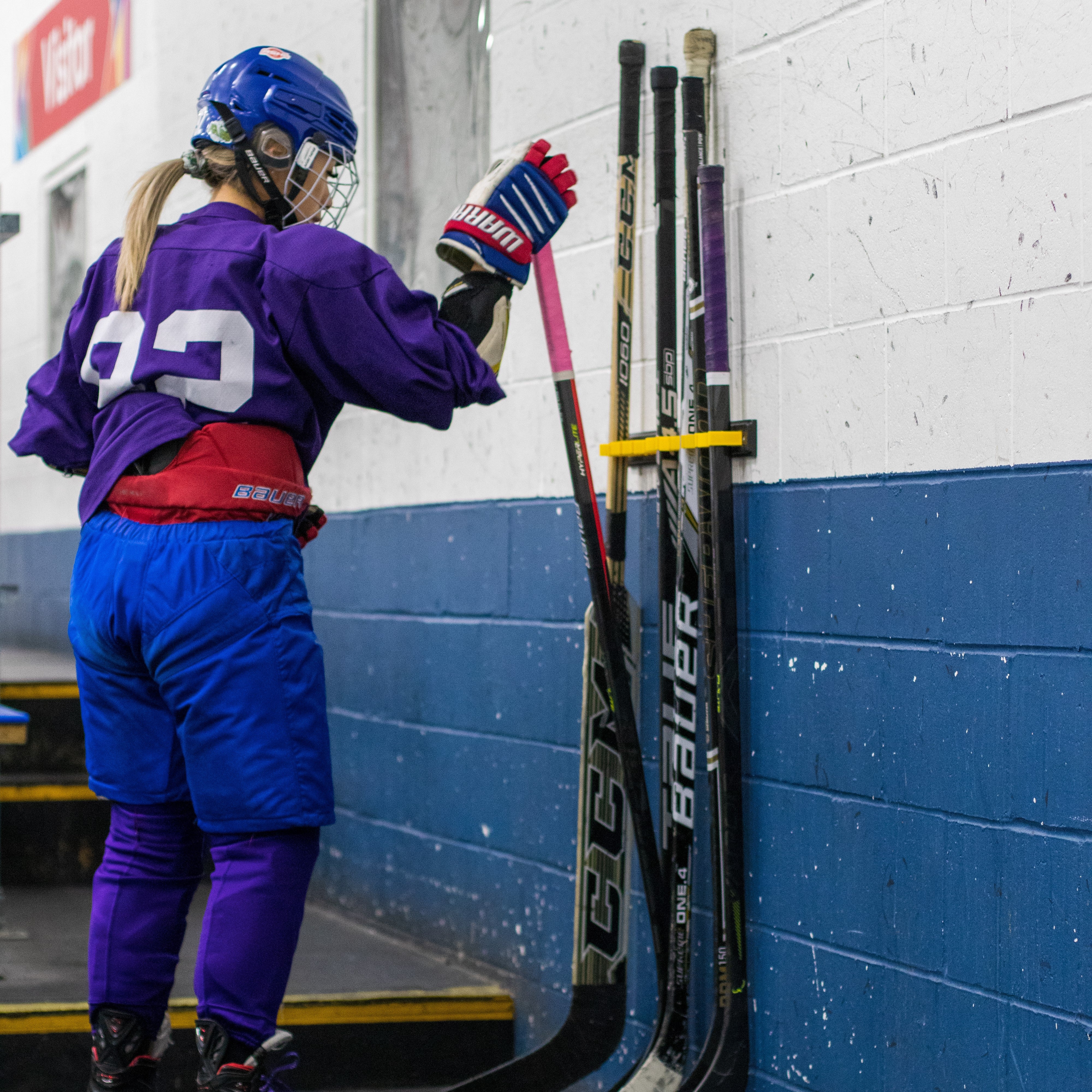 Stick Check - Support pour bâtons de hockey